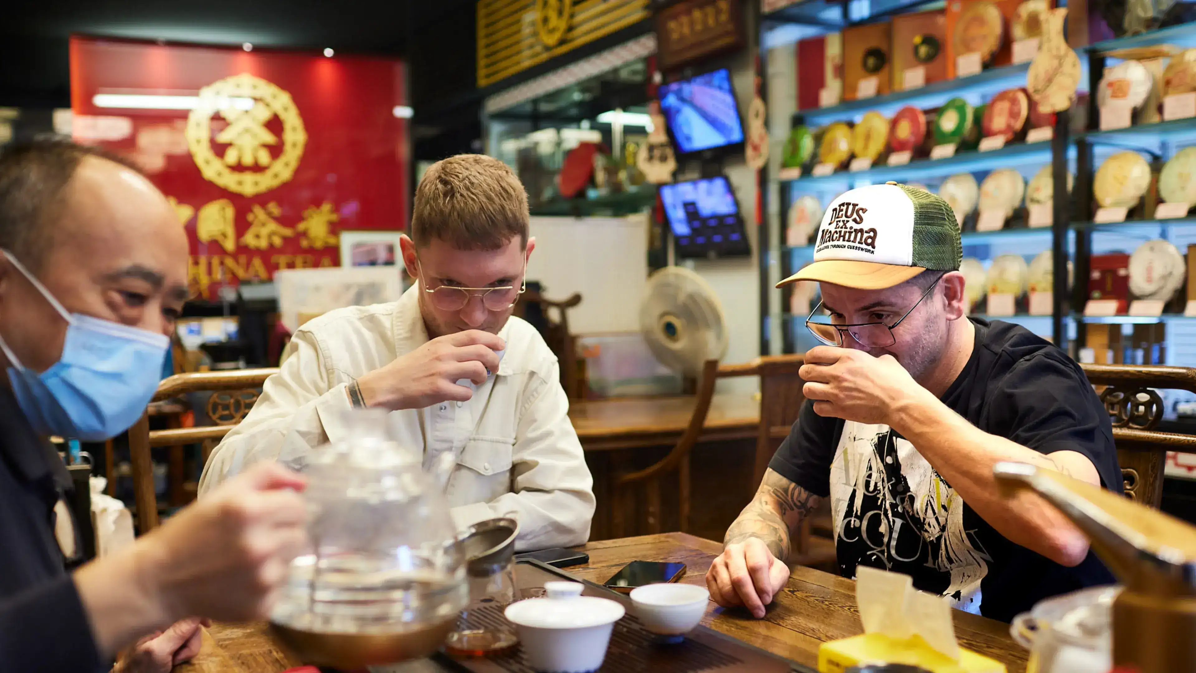 Ocean's Asian food journey: Tea house in Macau.